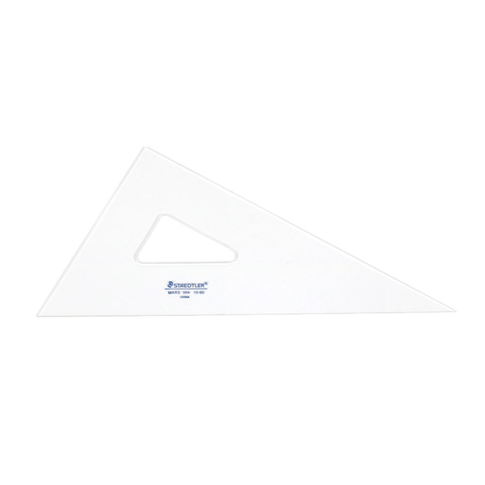 Staedtler Set Square Clear 10" 30/60