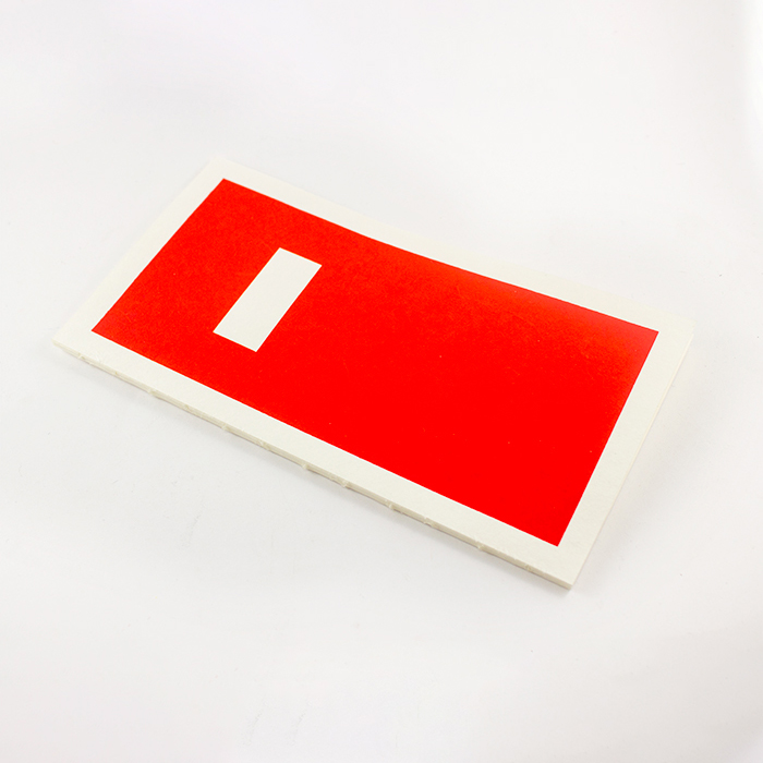 Hanaduri Cabinet Travel notebook - plain Red