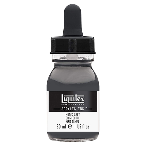 Liquitex Professional Acrylic Ink! – 30mL – Muted Grey