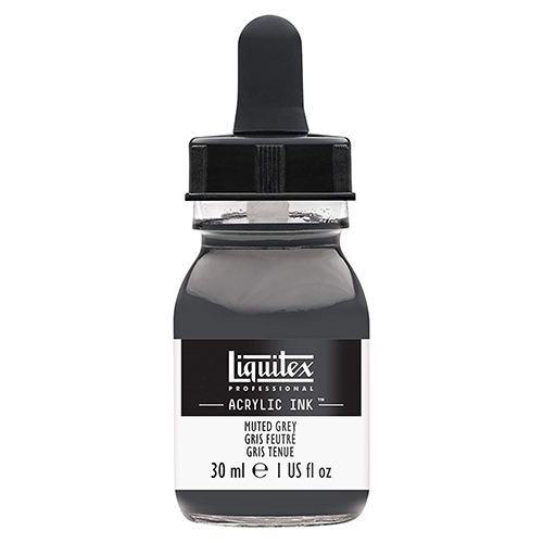Liquitex Professional Acrylic Ink!  30mL  Muted Grey