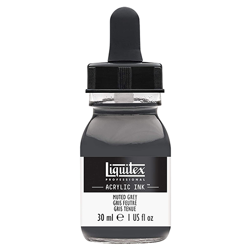 Liquitex Professional Acrylic Ink!  30mL  Muted Grey