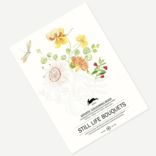 Pepin Artists' Colouring Book  Still Life Bouquets