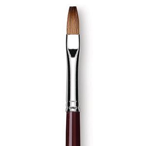 &#8203;&#8203;Da Vinci Kolinsky Red Sable Oil Flat - 6