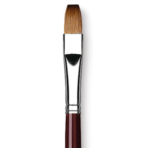 &#8203;&#8203;Da Vinci Kolinsky Red Sable Oil Flat - 10