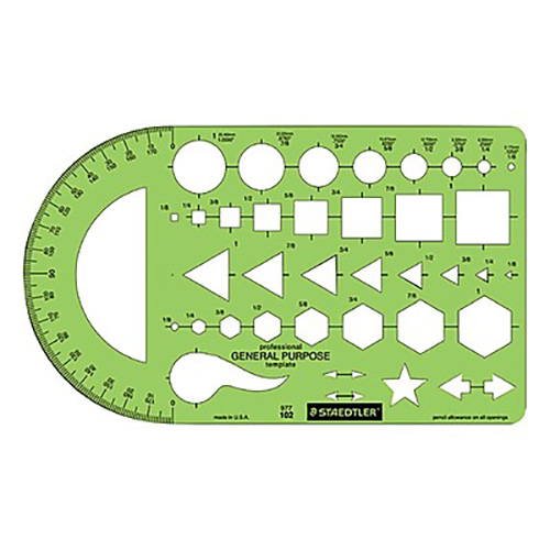 Staedtler Imperial Template - General Purpose