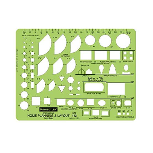 Staedtler Imperial Template - Home Plan