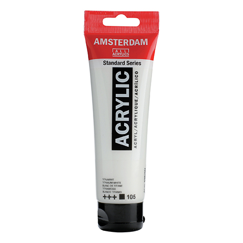 Amsterdam Standard Acrylic 120mL Tube  Titanium White