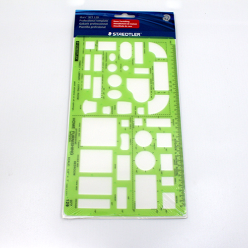 Staedtler Template Imperial - Home Furnishishing