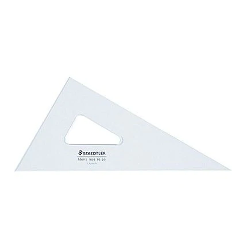 Staedtler Set Square Clear 10" 45/90