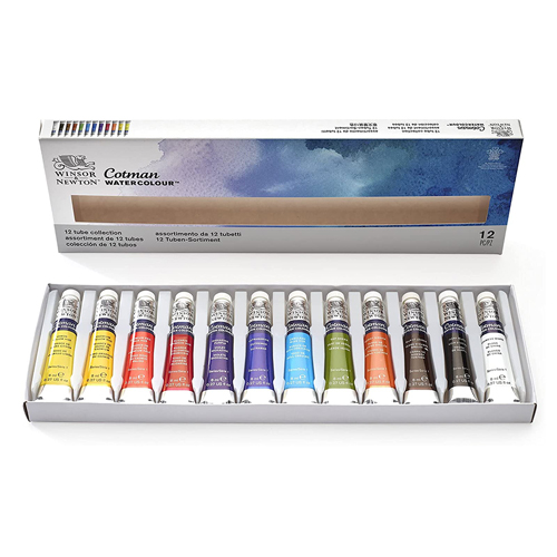 Winsor & Newton Cotman Watercolour Set of 12x8ml