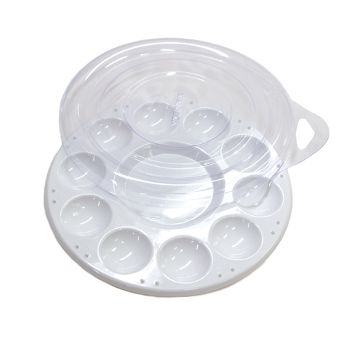 10-Well Round Plastic Palette