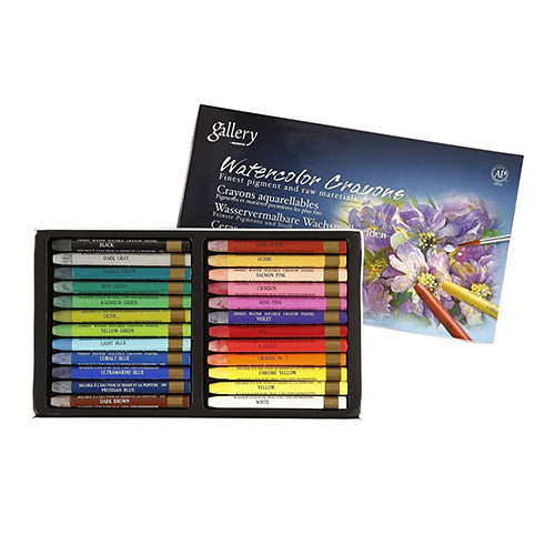 Mungyo Gallery Watercolour Crayons Set of 24