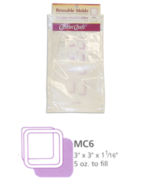 Mc6 Poly Mold 3x3x1-1/16"