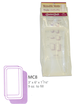 Mc8 Poly Mold 3x6x1-1/16"