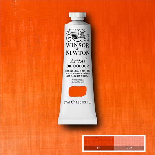 Winsor & Newton Artists' Oil Colour Orange Laque Mineral 37ml