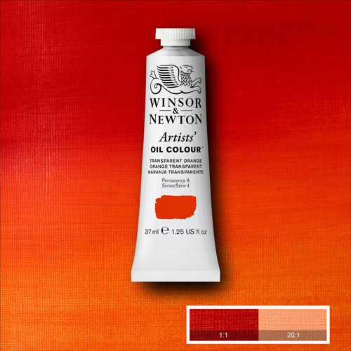 Winsor & Newton Artists' Oil Colour Transparent Orange 37ml