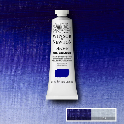 Winsor & Newton Artists' Oil Colour Smalt (Dumont's Blue) 37ml