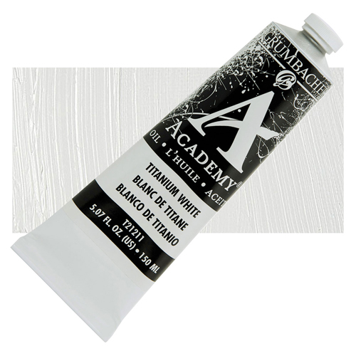 Grumbacher Academy Oil Color - Titanium White, 150 ml