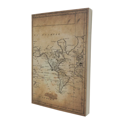 Pacific Arc Pocket Sketchbook 5" x 8" - World Map