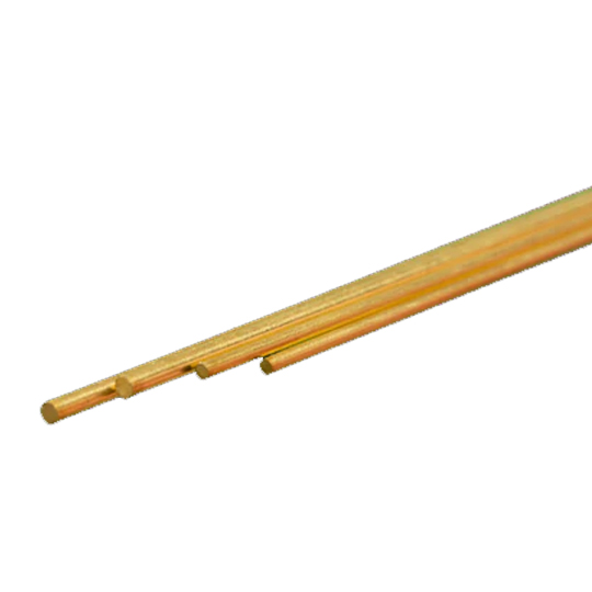 K&S Bendable Brass Rod - 2-pack - 1/16" & 3/64" x 12" Long