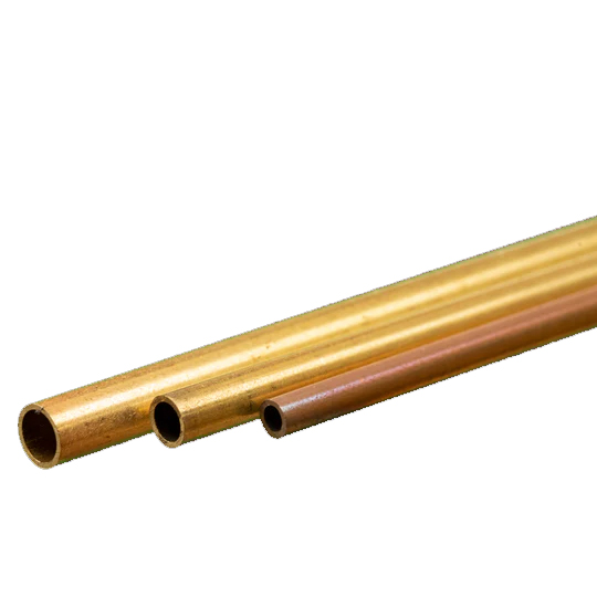 Round Brass Tube: 3/32 OD x 0.014 Wall x 36 Long (5 Pieces)