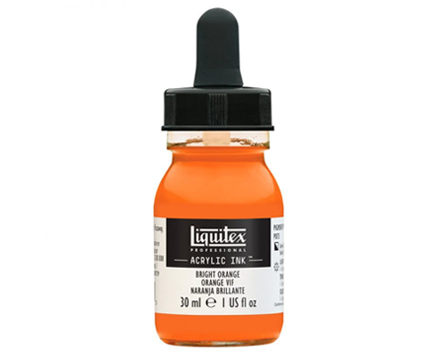 Liquitex Professional Acrylic Ink! – 30mL – Bright Orange