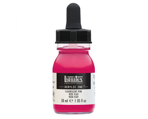 Liquitex Professional Acrylic Ink! – 30mL – Fluorescent Pink