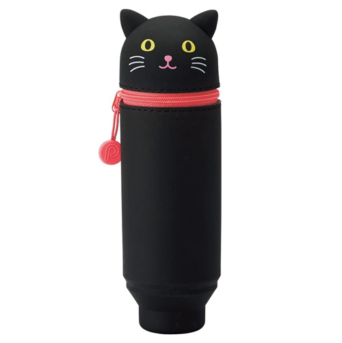 PuniLabo Stand Up Pen Case - Black Cat