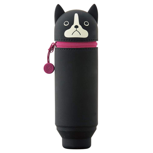 PuniLabo Stand Up Pen Case - Boston Terrier