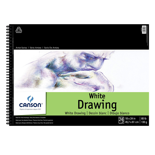 Canson 180 Degree Art Book Paper Pad, Hardbound, 8.3 x 11.7 Inch, 80 Sheets