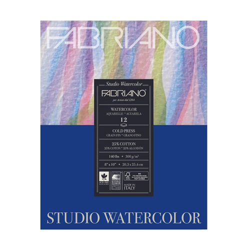 Fabriano Studio Cold Press Pad- 8 x 10 in.