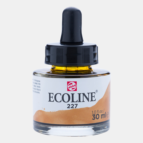 Ecoline Liquid Watersoluble Ink - 30mL - Yellow Ochre