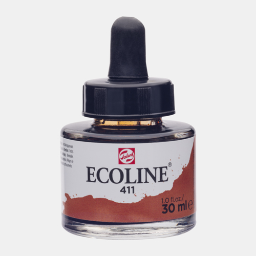 Ecoline Liquid Watersoluble Ink - 30mL - Burnt Sienna