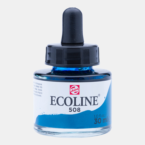 Ecoline Liquid Watersoluble Ink - 30mL - Prussian Blue