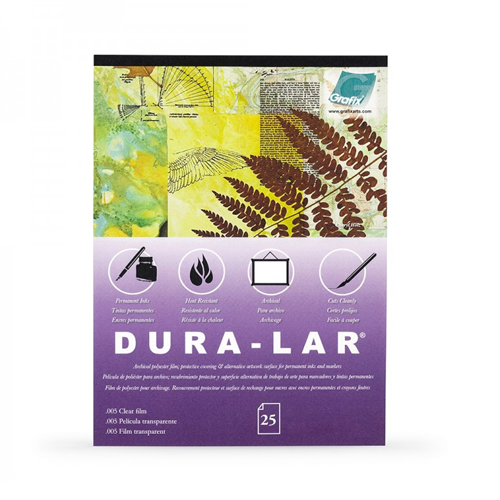 Grafix Dura-Lar Pad .005" Clear - 11" x 14"