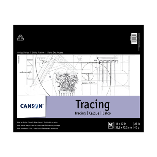 Canson Foundations Tracing Pad - 14x17 - 50 Sheets