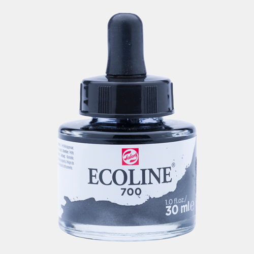 Ecoline Liquid Watersoluble Ink - 30mL - Black