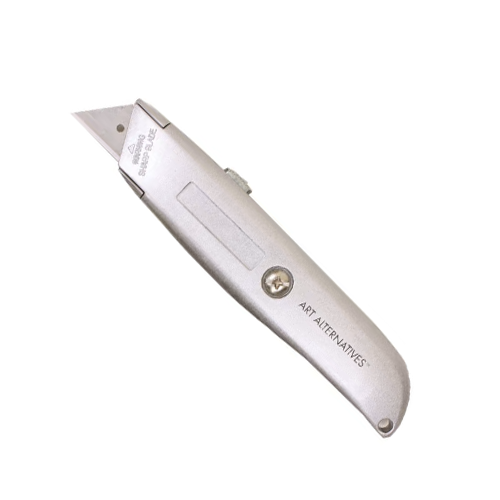 Art Alternatives Retractable Utility Knife - Silver