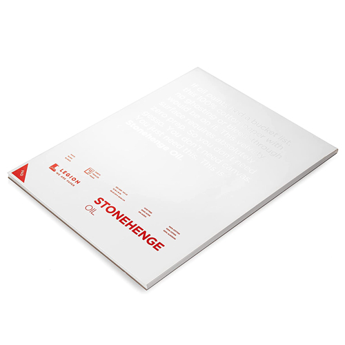 Stonehenge Oil Pad - 320gsm - 12" x 16" - 12 sheets