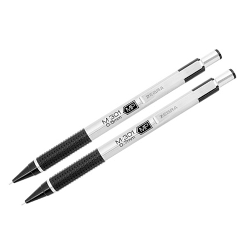 Zebra Mechanical Pencil M-301 - 0.5mm - 2 pack