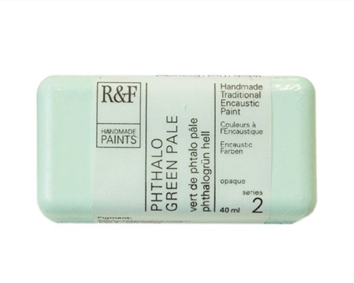 R&F Encaustic  40mL  Phthalo Green Pale