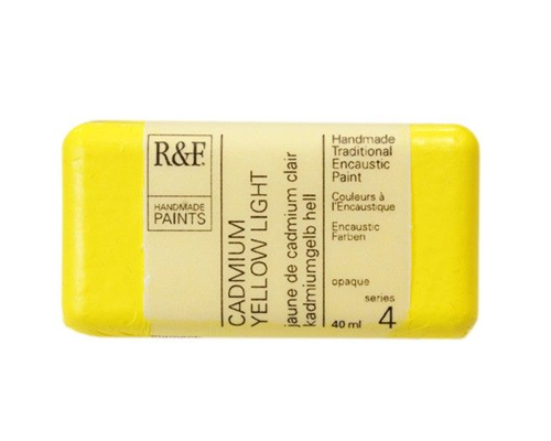 R&F Encaustic  40mL  Cadmium Yellow Light