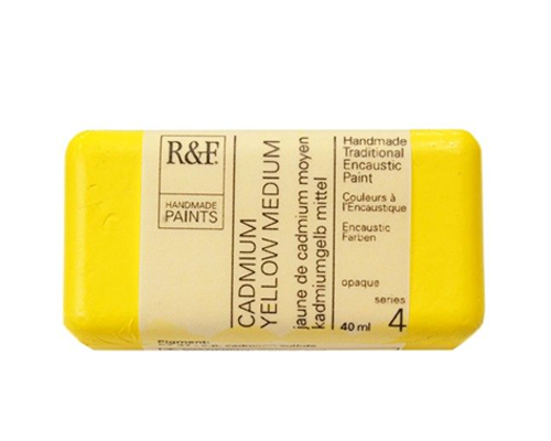 R&F Encaustic  40mL  Cadmium Yellow Medium