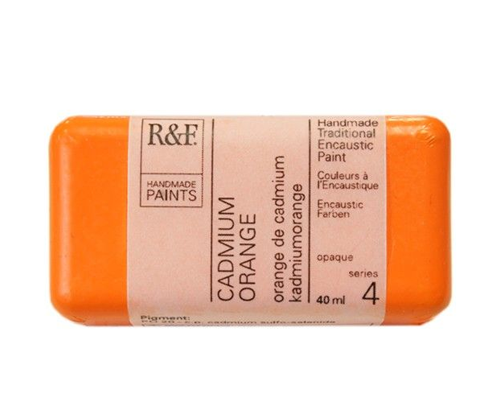 R&F Encaustic  40mL  Cadmium Orange