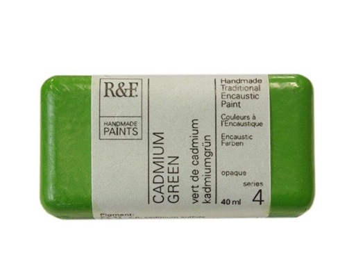 R&F Encaustic  40mL  Cadmium Green
