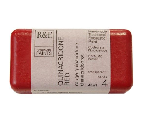 R&F Encaustic  40mL  Quinacridone Red