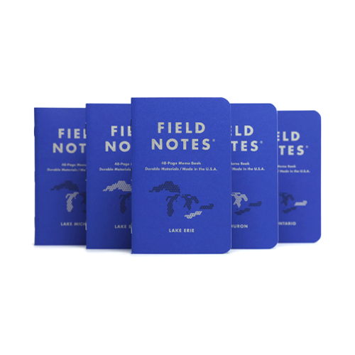Field Notes Memo Book - Great Lakes - Set of 5