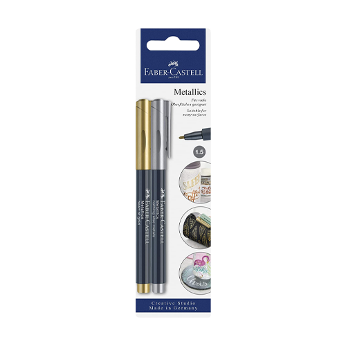 Faber-Castell - Pitt - Metallic - 2pk