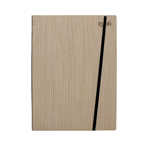 13 Wood Note Planner  6x8 - Light