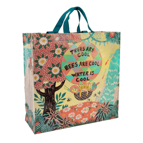 Blue Q Shopper Bag - Trees & Bees